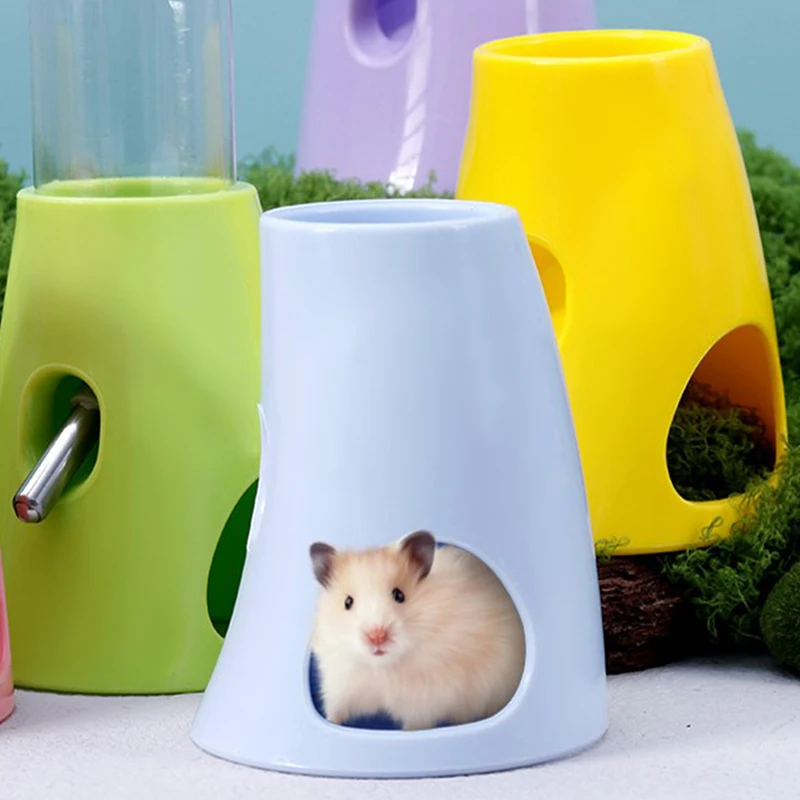Refugio creativo para hámster, soporte multiusos para beber, soporte para hervidor, Base dispensadora de agua, Base para botella de agua, suministros para mascotas - imagen 5