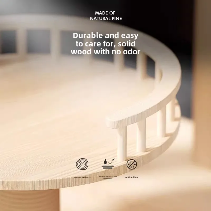 Nido de escalada para gatos, tablero rascador de Sisal, estante de madera maciza para productos grandes para gatos, suministros de muebles, torre de juguete para interiores - imagen 3