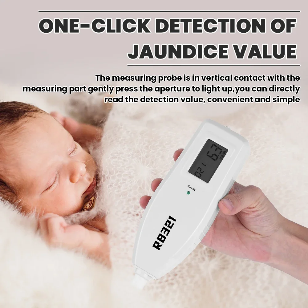 Medidor de ictericia neonatal Detector de ictericia para bebés NICU o pesebre de recién nacidos Bilirubinómetro transcutáneo Medidor de bilirrubina - imagen 2