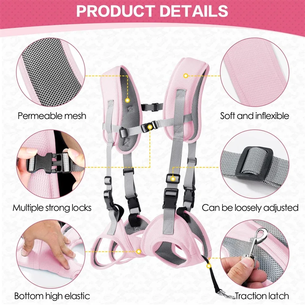 Mochila para mascotas, cesta para cosas de perros, accesorios para mascotas, bolsas de transporte para gatos, bolsa de transporte, suministros, productos para el hogar y el jardín - imagen 5