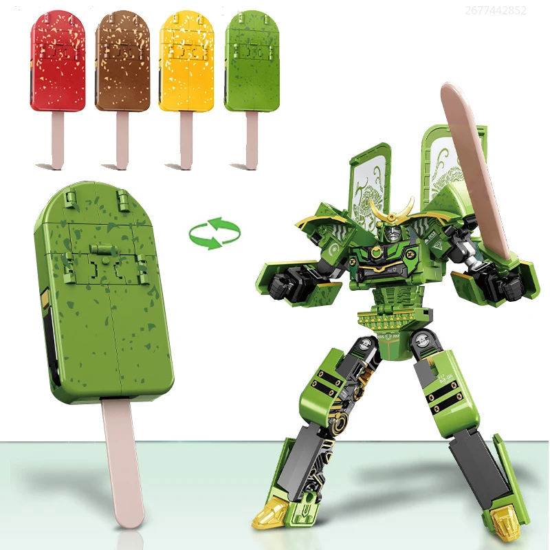 Juguete transformador guerrero de helado para perros – Educativo