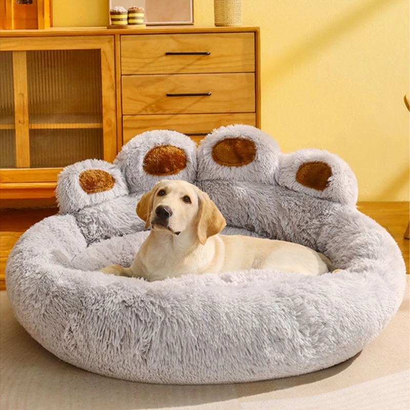 Perrera para gatos y perros, cama Universal cálida y gruesa para las cuatro estaciones, sofá para mascotas de interior, accesorios para perros, ropa de cama - imagen 3