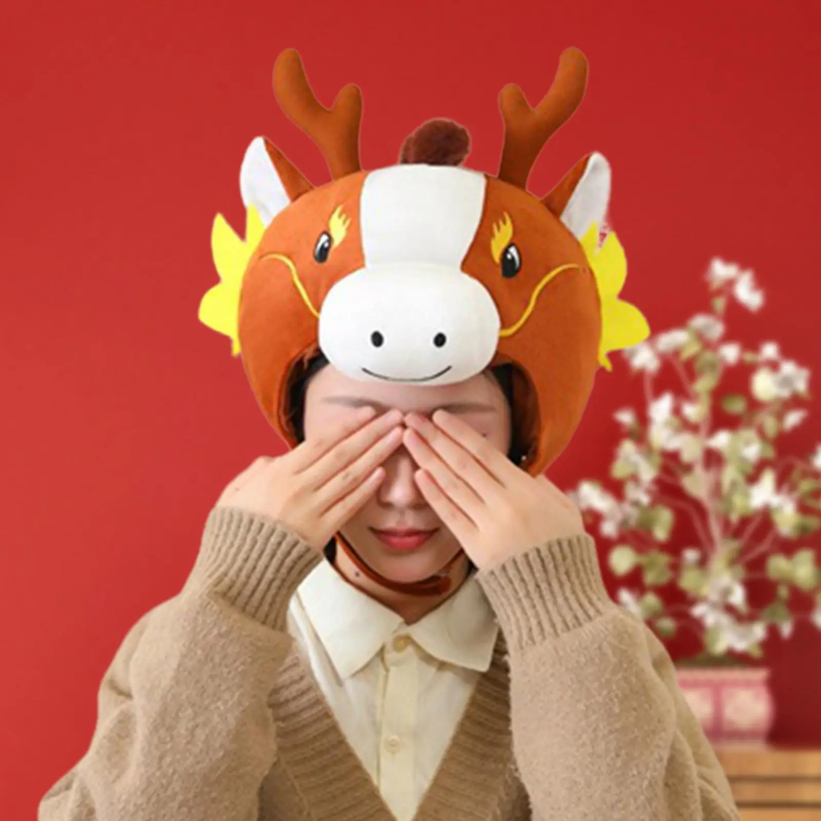 Horse Head Hat Decor Lightweight Party Favors DIY Crafting Brown Fancy Dress up Cosplay Cap for Adults Thanksgiving Festival Horse Head Hat Decor Lightweight Party Favors DIY Crafting Brown Fancy Dress up Cosplay Cap for Adults Thanksgiving Festival