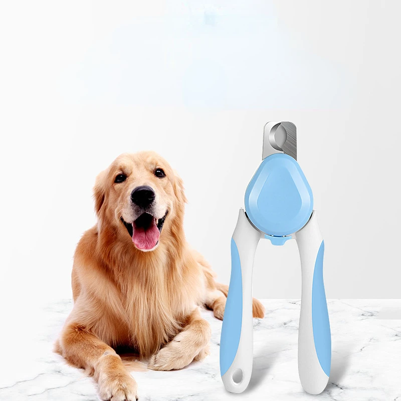 Cortaúñas de acero inoxidable para mascotas, cortauñas a prueba de salpicaduras para gatos y perros, suministros generales para mascotas - imagen 3