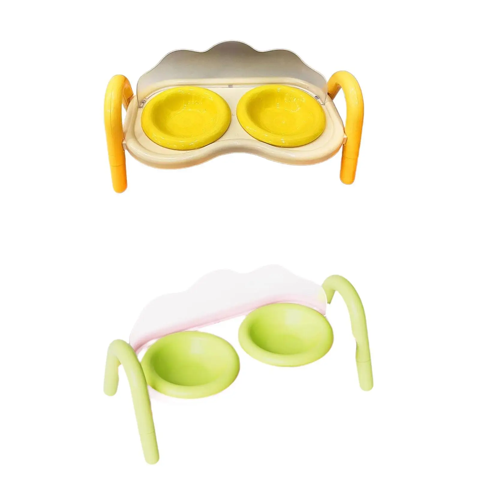 Raised Cat Bowls for Food and Water Portable for Puppy Kitten Cat Dishes