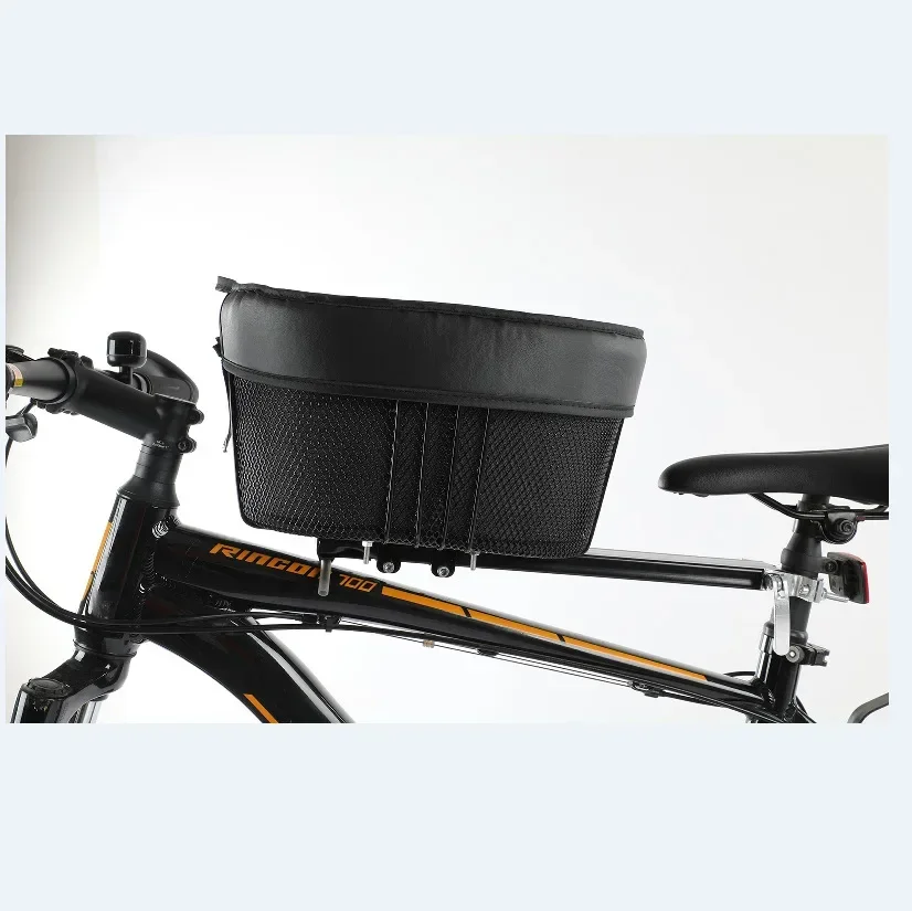 Cesta para bicicleta para mascotas, bicicleta de montaña y carretera con bolsa para perros y gatos, sillín cruzado, productos para mascotas, suministros para perros - imagen 4