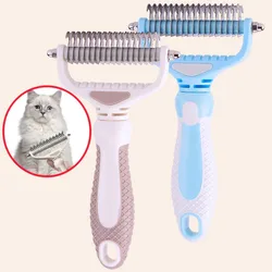Peine acero inoxidable para perro – Desenreda nudos y elimina pelo