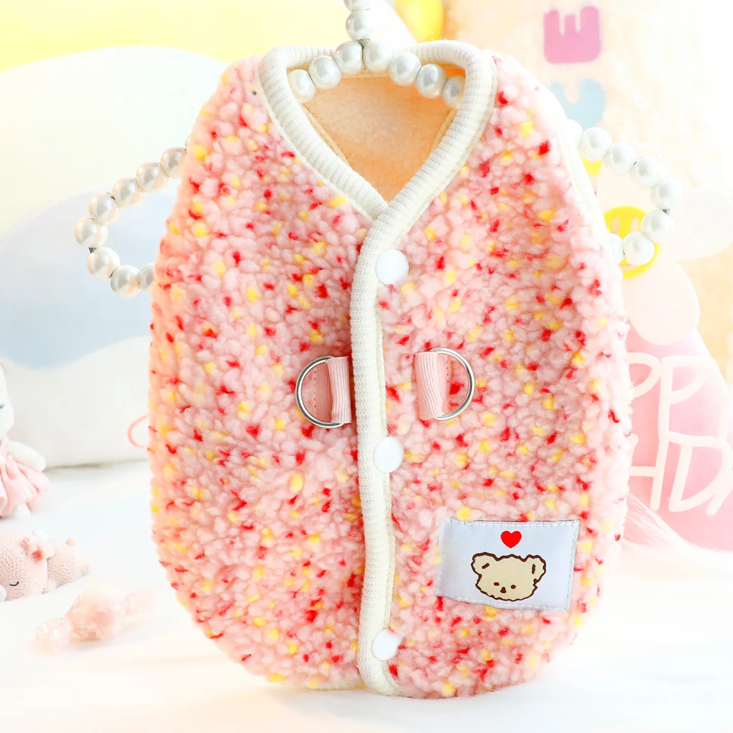 Ropa para perros, ropa de otoño e invierno, chaleco grueso de algodón de princesa, productos para mascotas para perros pequeños gitanos - imagen 2