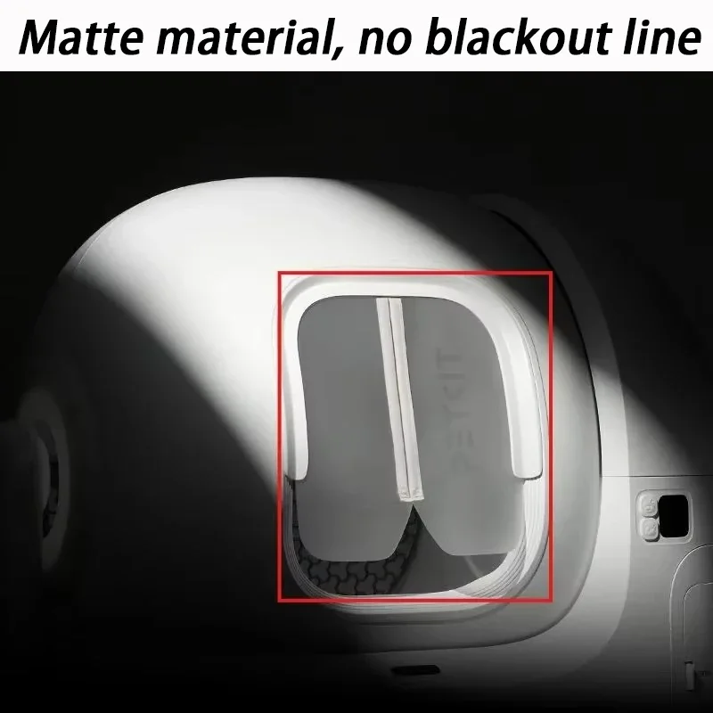 PETKIT-cortina magnética para puerta de caja de arena para gatos, cortina a prueba de polvo, reducción de inodoro para gatos con arena especial PURA MAX 2/PURA MAX - imagen 3