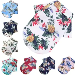 Camisa hawaiana transpirable para perros y gatos – Ropa de verano
