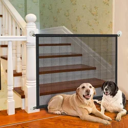 Barrera de malla para perros – Parque plegable para escaleras