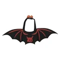 bat wings red print