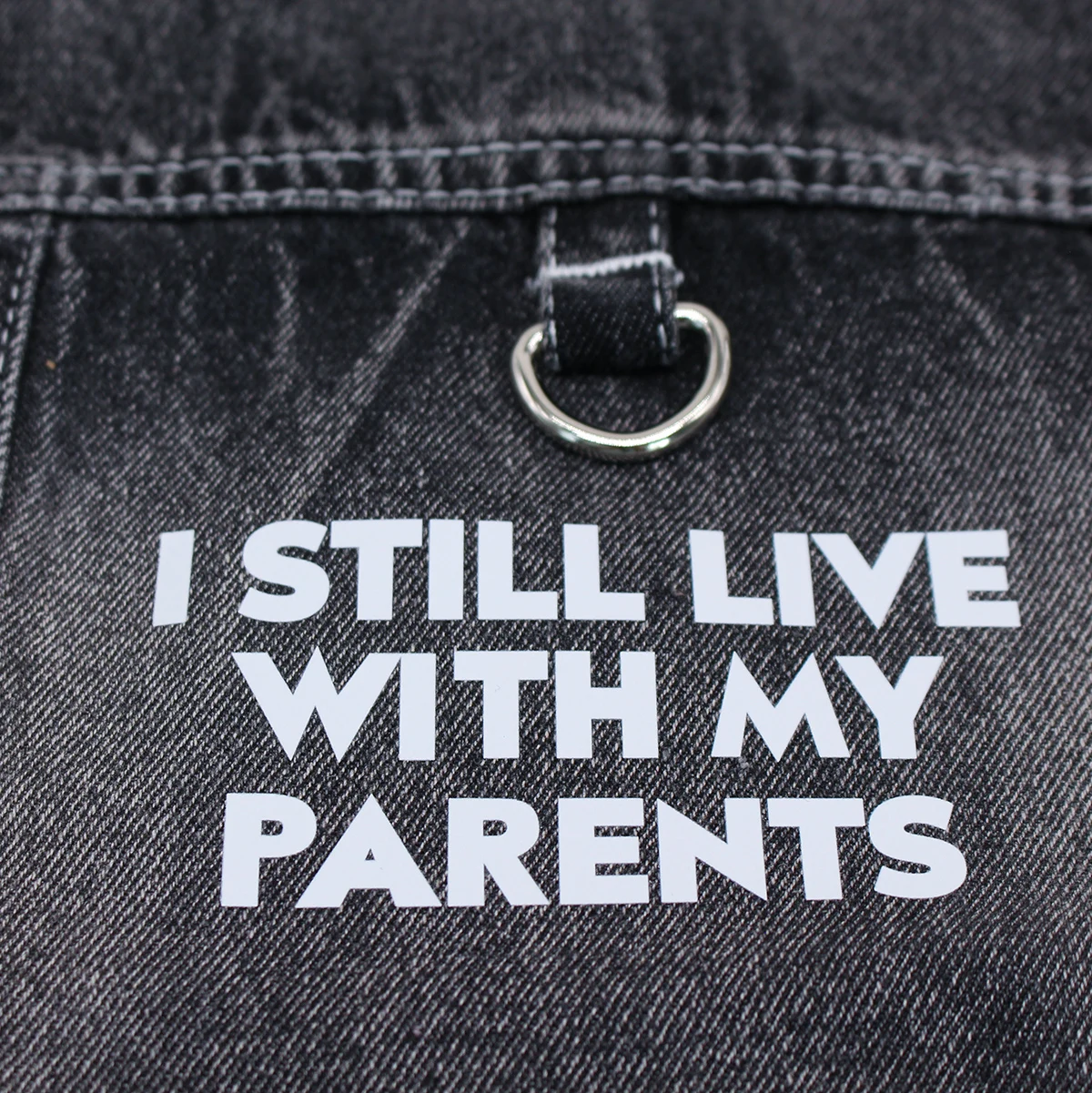 Chaqueta vaquera con estampado de letras para perros pequeños y medianos, ropa para mascotas de primavera y otoño, abrigo vaquero negro fresco, disfraz vaquero duradero - imagen 3