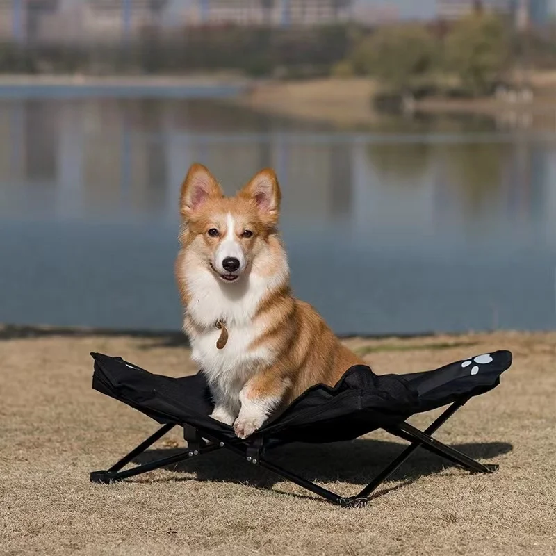 Cama de marcha para mascotas Universal para todas las estaciones, nido para gatos, cama plegable para perros, suministros de salida aplicables a tamaños pequeños y medianos
