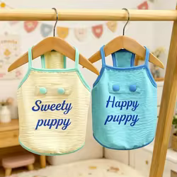 Chaleco sin mangas de verano para perros, gatos, cachorros y caniches
