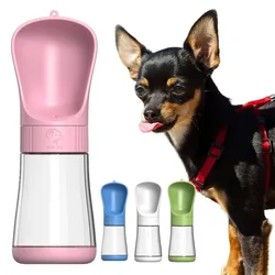 Botella de agua para perros y gatos – ideal para paseos y viajes