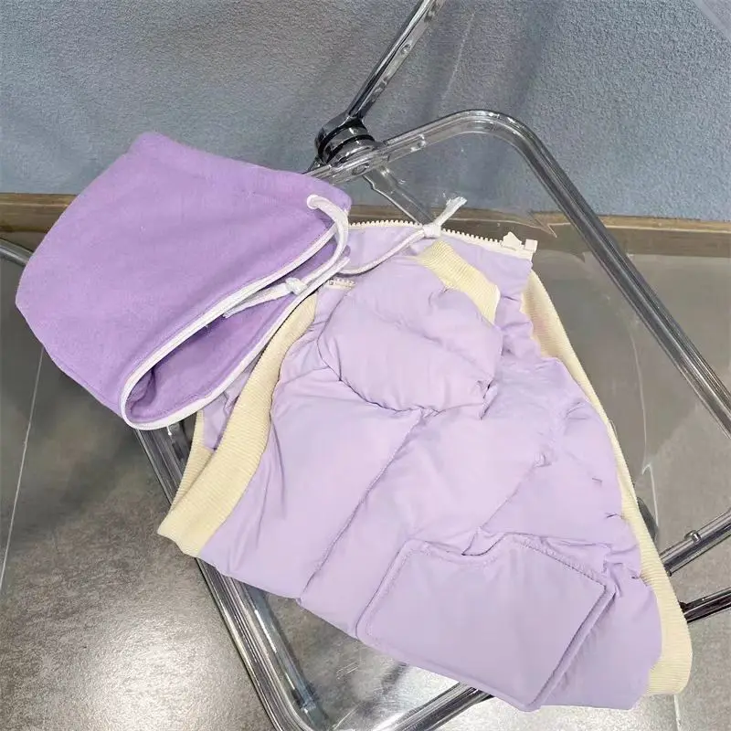 Otoño/Invierno chaqueta deportiva extraíble Parkas para perros y gatos ropa para perros Teddy ropa de dos piernas ropa para perros pequeños