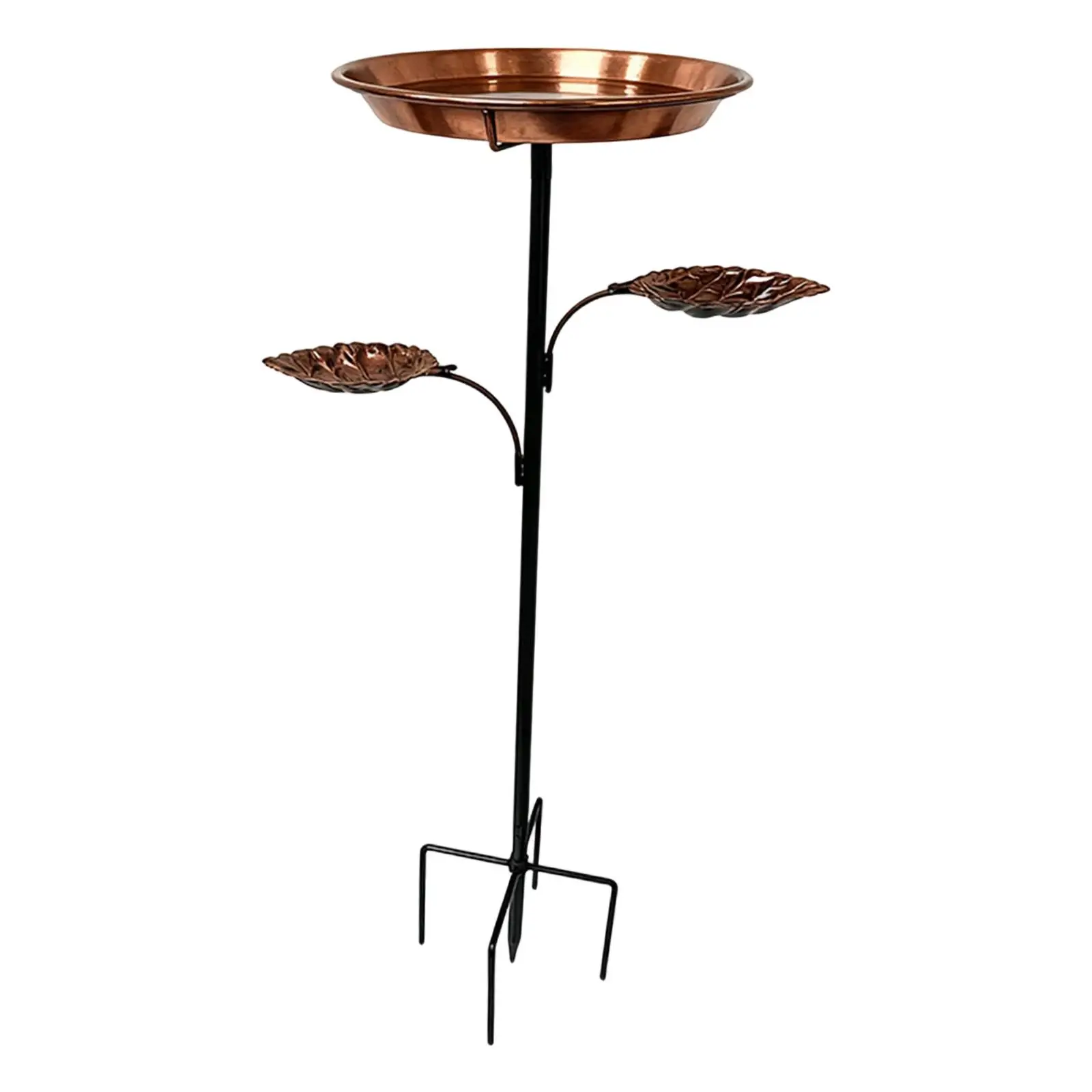 Outdoor Bird Bath Garden Decor Bird Feeder Durability Decoration with 5 Prongs Stake for Outdoor Garden Courtyard Backyard Outdoor Bird Bath Garden Decor Bird Feeder Durability Decoration with 5 Prongs Stake for Outdoor Garden Courtyard Backyard