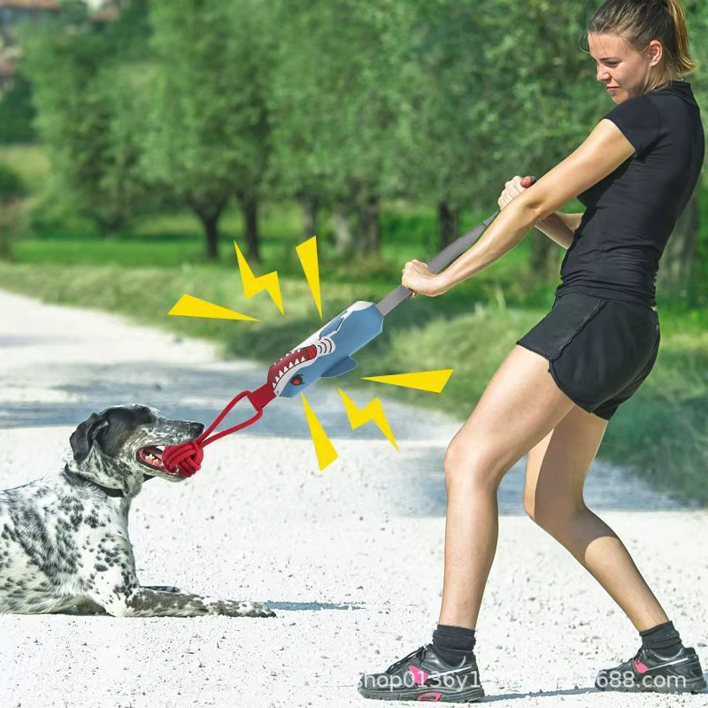 Juguete pelota con cuerda para perros – Interactivo y resistentes - imagen 4