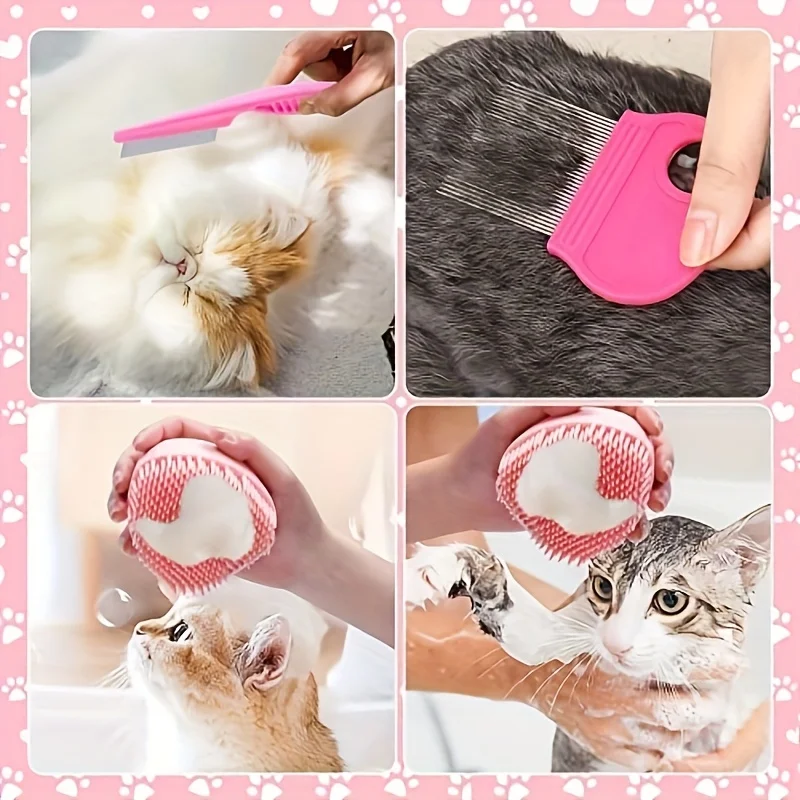Kit aseo antipulgas y cuidado para gatos – Cepillos, cortauñas y limas - imagen 5