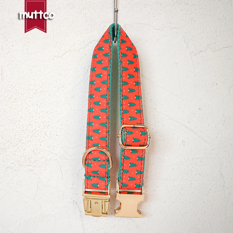 MUTTCO este collar está inspirado en los motivos del árbol de Navidad RED NAVIDADES muestra un personaje apasionado y sin restriccionar UDC220 - imagen 5