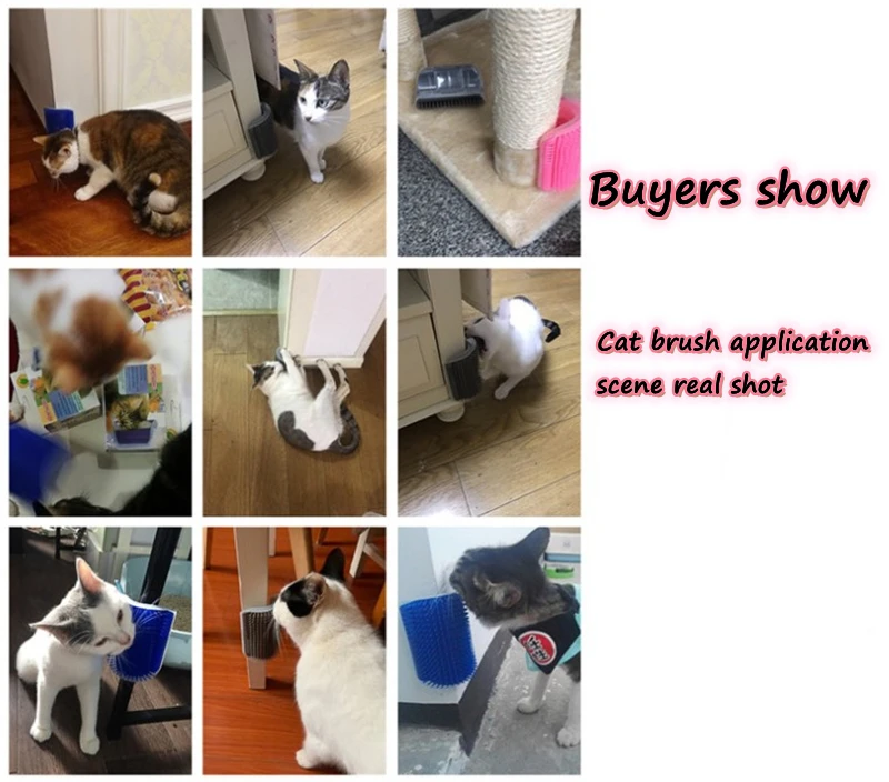 Zona de pared con varios cepillos esquineros instalados