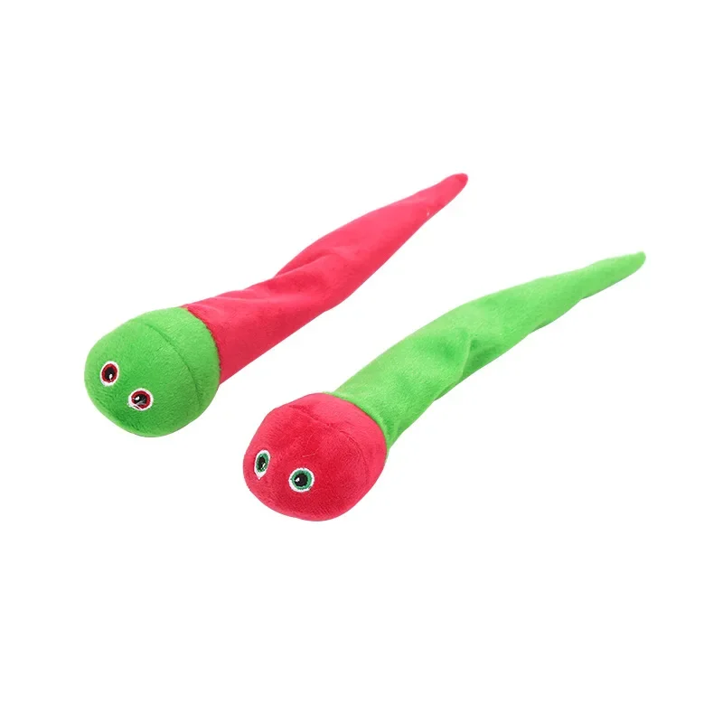 Caterpillar para mascotas, juguete interactivo resistente a las mordeduras, contiene hierba para gatos - imagen 2