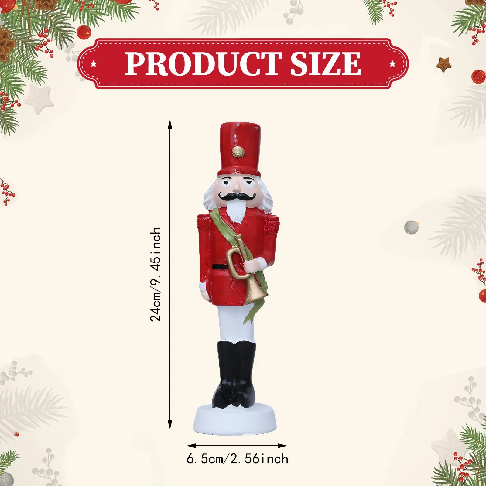 Christmas Nutcracker Figurine Christmas Decorations Versatile Resin Crafts Xmas Ornament Statue for Xmas Fireplace Shelf Desktop Christmas Nutcracker Figurine Christmas Decorations Versatile Resin Crafts Xmas Ornament Statue for Xmas Fireplace Shelf Desktop