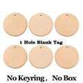 1 Hole Blank Tags