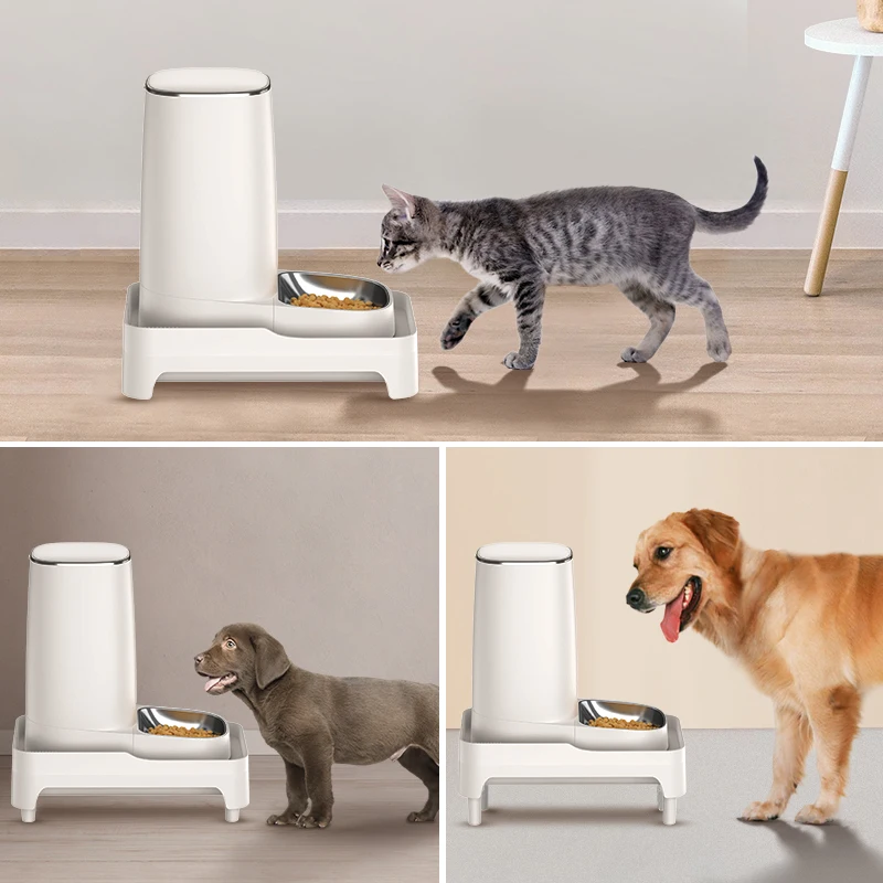 ROJECO Soporte elevado para alimentadores automáticos de mascotas, altura ajustable, adecuado para mascotas, comedero para perros y gatos, accesorios para cuencos - imagen 2