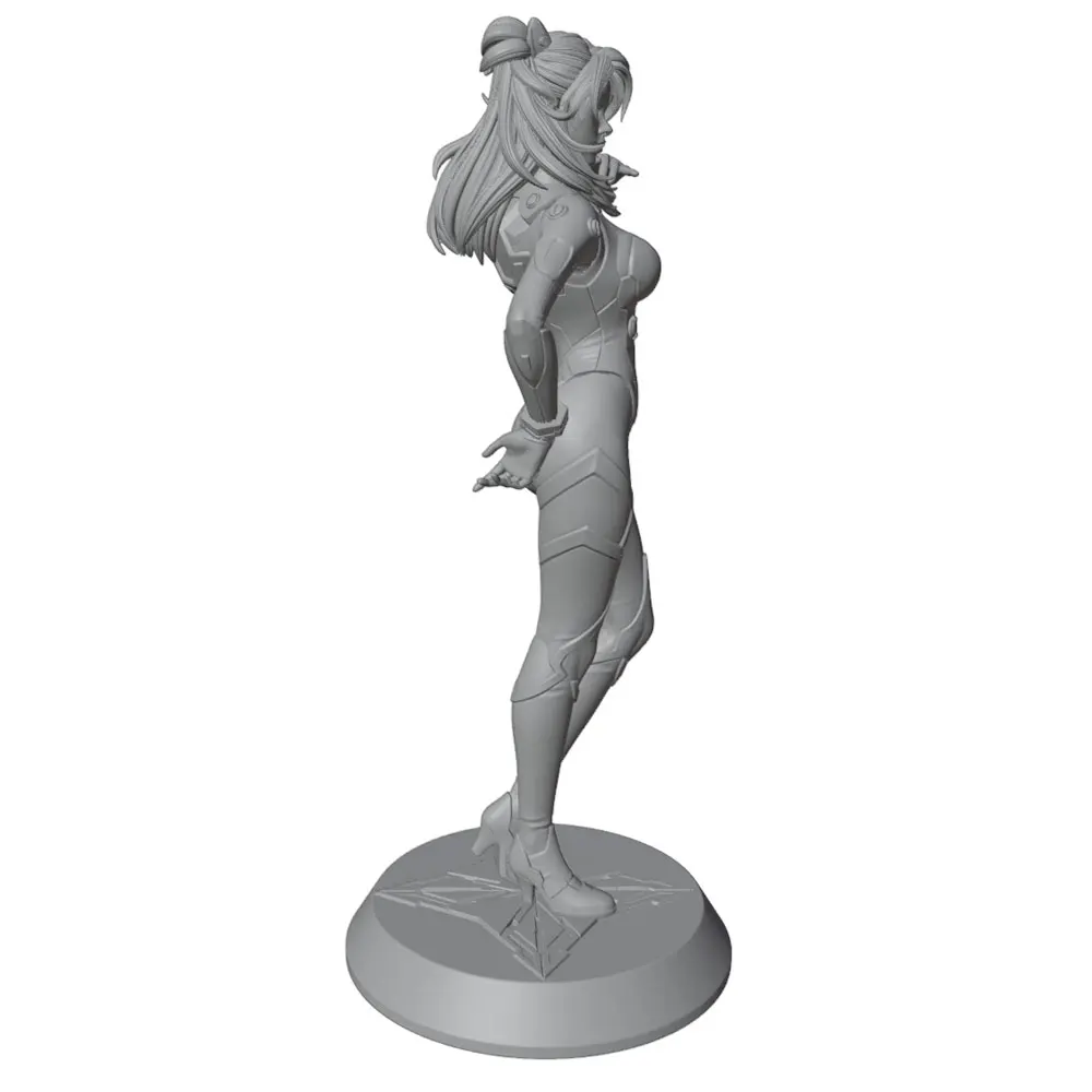 Kit resina miniatura chica sensual impresa en 3D sin montar ni pintar - imagen 4