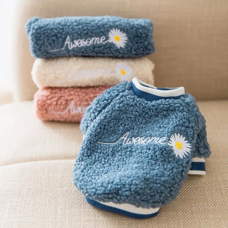 Abrigos de lana para perros pequeños, ropa cálida para mascotas, sudaderas con capucha para cachorros, Chihuahua, Bulldog Francés, disfraz para perros, Invierno