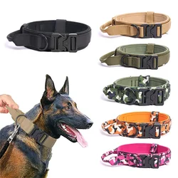Collar táctico camuflaje para perros medianos y grandes