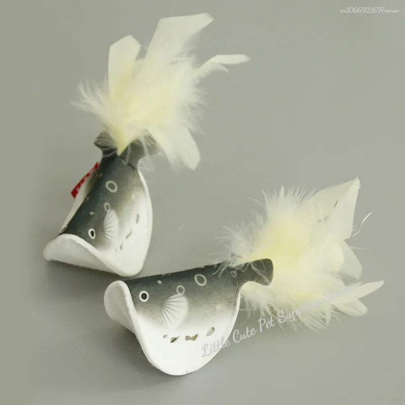 Juguete rompecabezas para gatos, pluma interactiva, hierba gatera chirriante, juguete para gatitos, pez de imitación, entrenamiento divertido, hierba gatera para gatos, accesorios de juguete para masticar - imagen 4