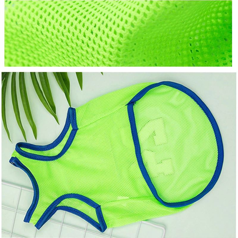 Chaleco ultrafino, ropa de verano para perros pequeños, gatos, Chihuahua, camiseta de malla transpirable, disfraces divertidos y lindos para mascotas, abrigo para cachorros - imagen 4