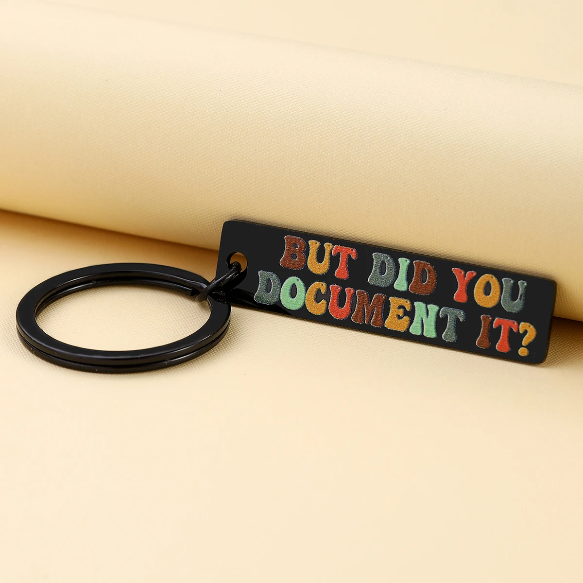 Llavero "But You Did", regalo de agradecimiento de escritorio de oficina, regalo de oficina para compañeros