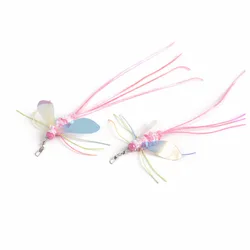 Juguete interactivo para gatos con insectos simulados y recambios