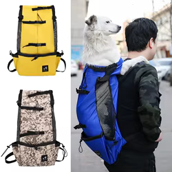 Mochila de viaje para perros medianos y grandes - camuflaje resistente