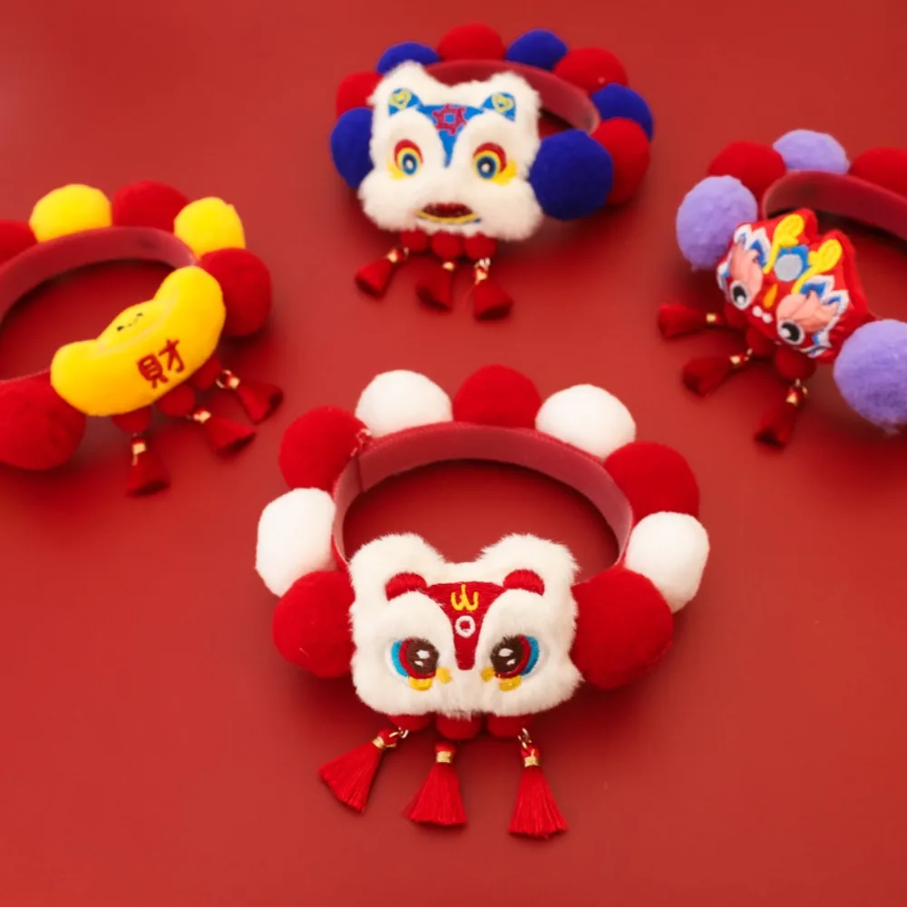 Collar rojo para gatos y perros con pompones, borlas sin cascabel - imagen 2