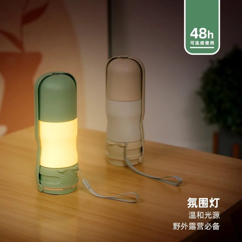 Dispensador agua portátil 2 en 1 plegable LED perros grandes exterior - imagen 3