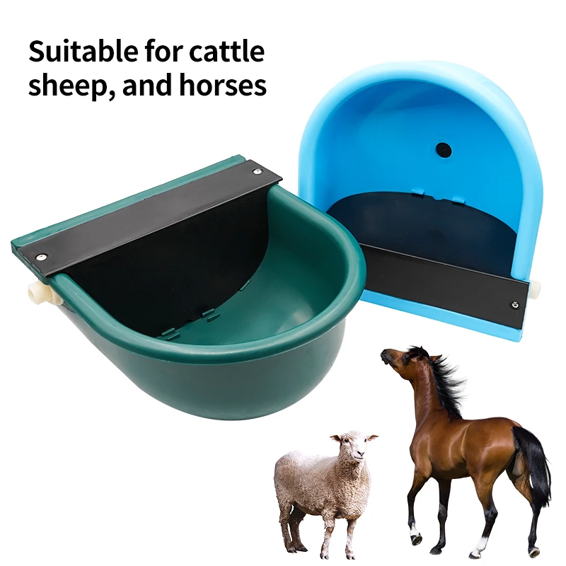 Bebedero de agua automático para ganado, cabras y ovejas, tazón de alimentación de plástico con orificio de drenaje, válvula de flotación, envío gratis, 1 unidad - imagen 3