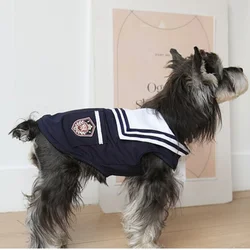 Chaleco marinero verano para perros Bichon Frise y Schnauzer