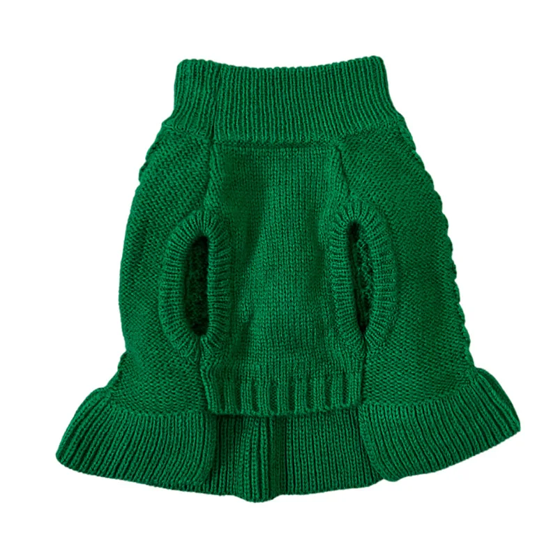 Suéter navideño para perros, abrigo de punto cálido informal para perros pequeños, ropa para cachorros, Otoño/Invierno - imagen 3