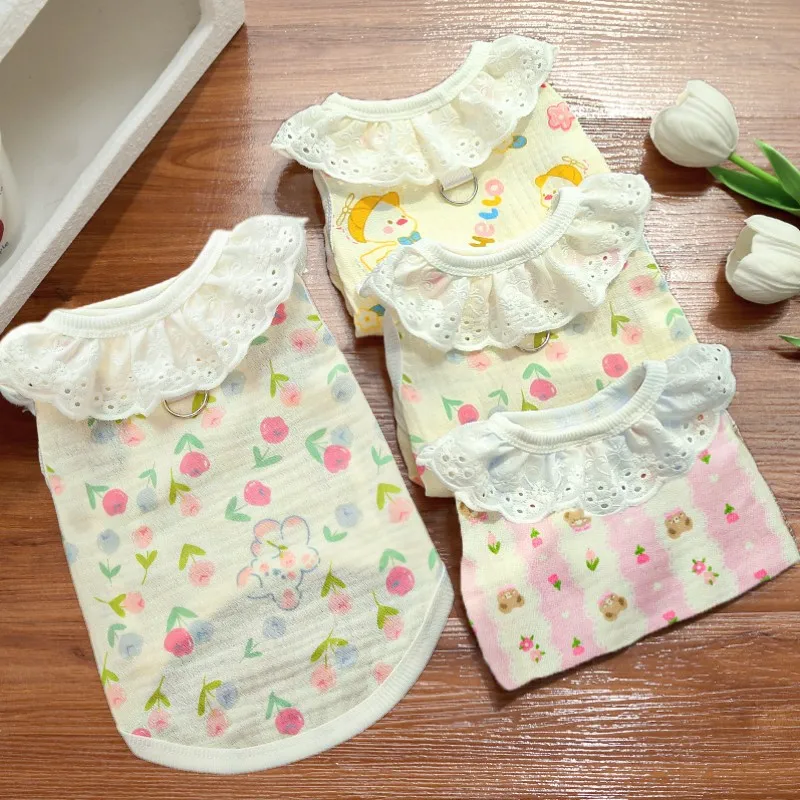 Ropa de verano ligera para perros y gatos, incluido Chihuahua