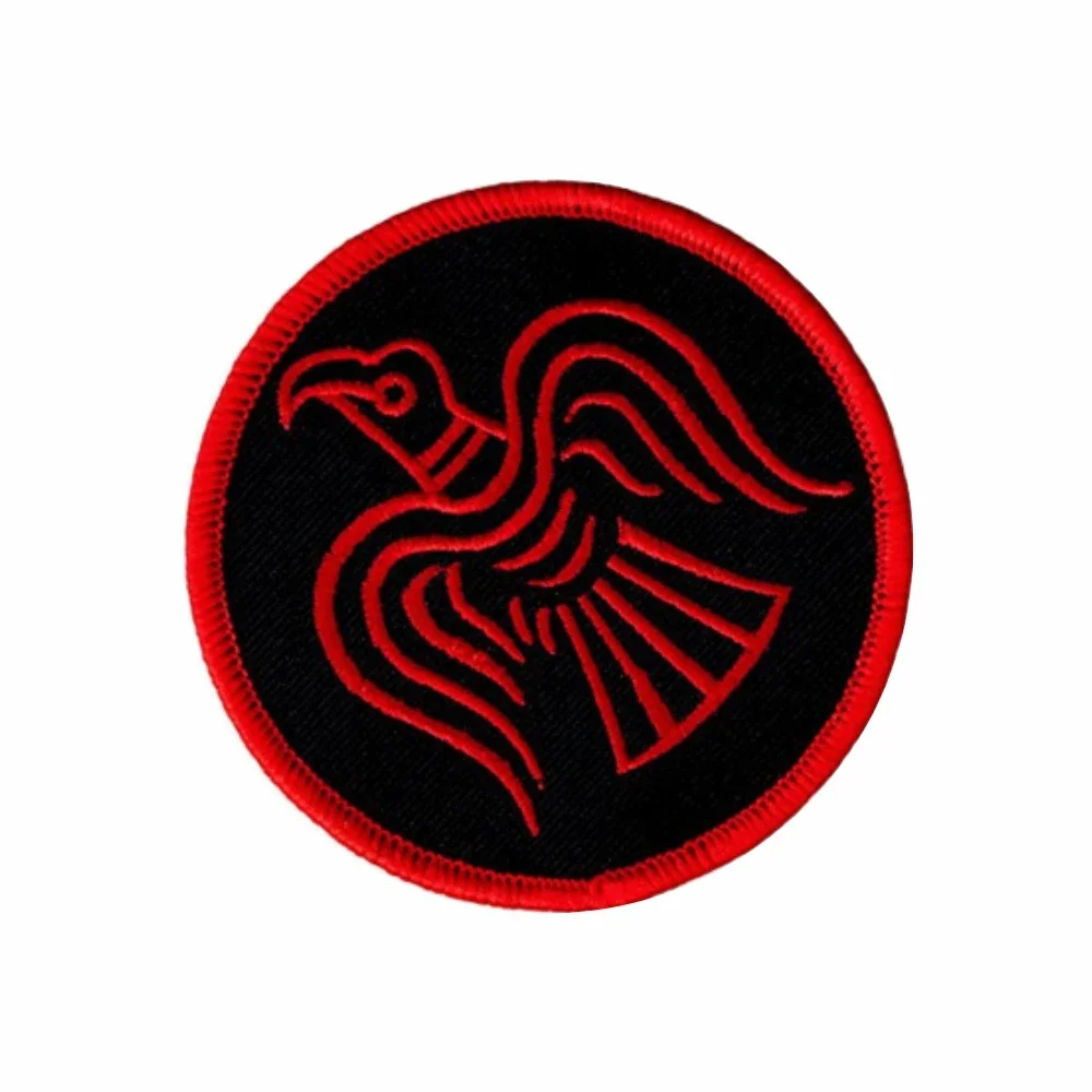 Parche bordado con símbolo vikingo, insignia para brazalete, apliques, adorno, parches bordados tácticos militares - imagen 2