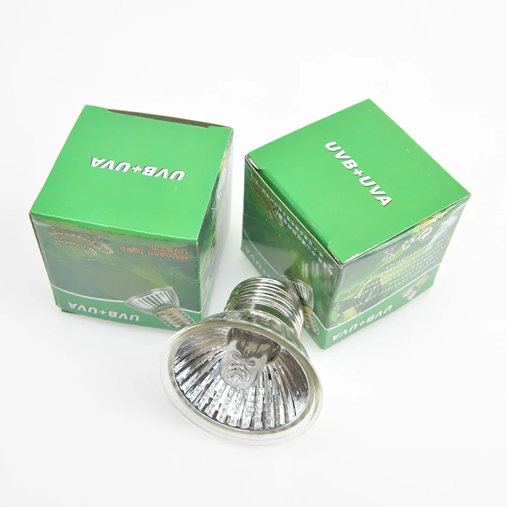 Lámpara UVA UVB lagartos mascotas reptiles - vista principal