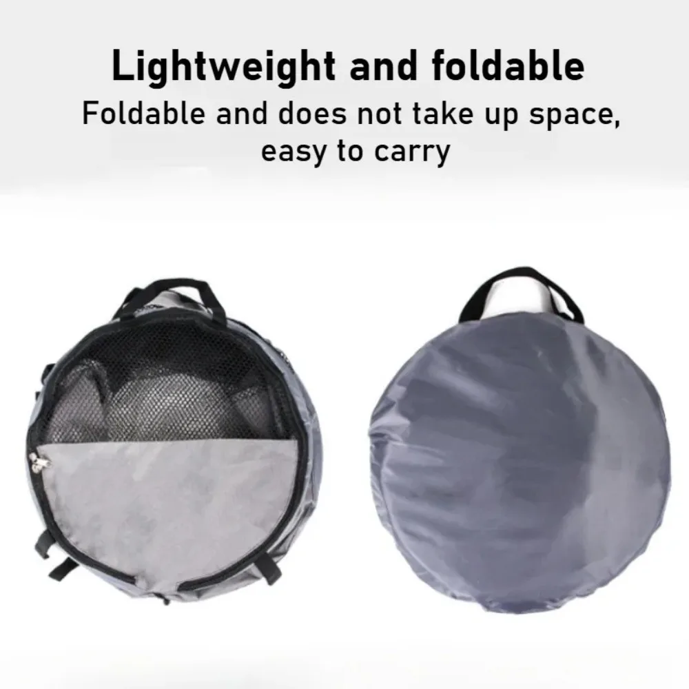 Asiento de coche para perros grandes, correa de cinturón de seguridad ajustable, tela impermeable, malla transpirable, caja portátil para mascotas plegable para exteriores - imagen 5