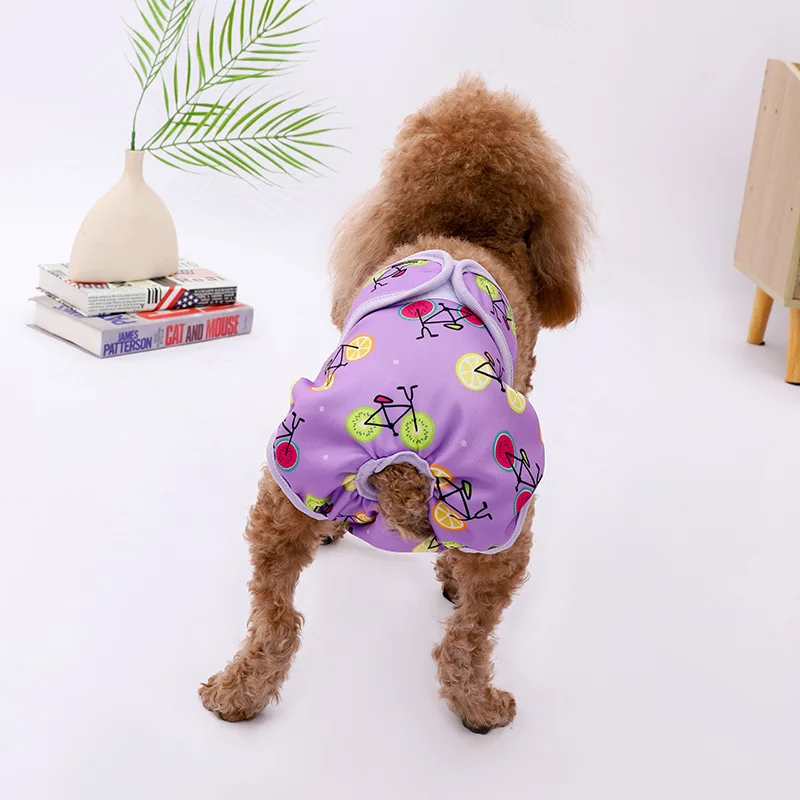 Pantalones cortos lavables para perro, ropa interior para la menstruación, mono fisiológico, suministros para mascotas, XS-XL - imagen 3