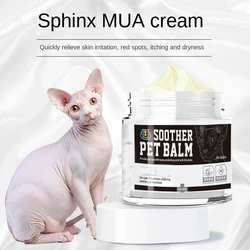 Crema hidratante para gatos Sphynx – control de aceite y mosquitos