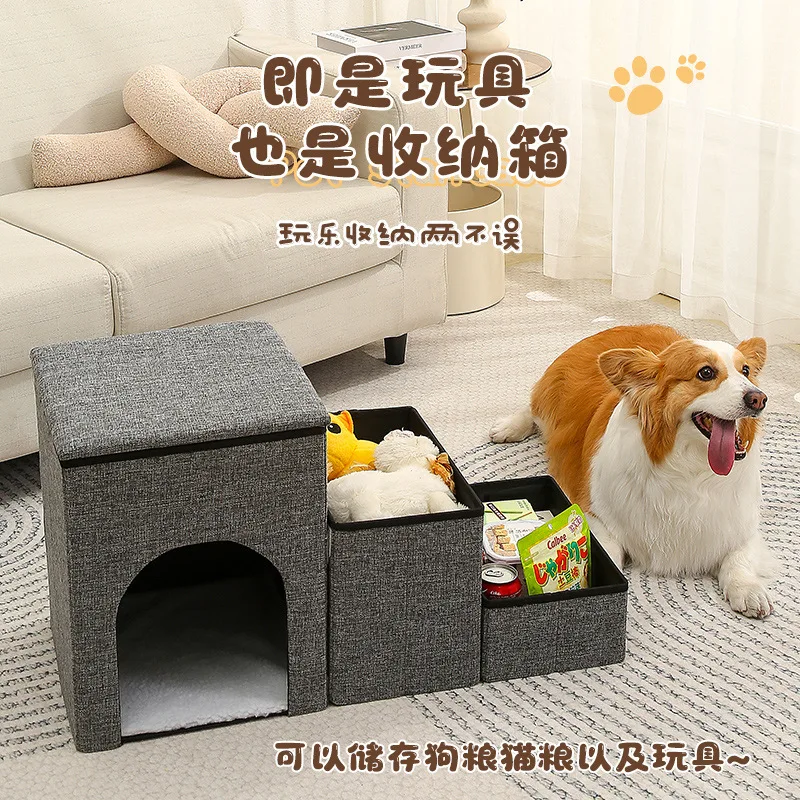Escalera plegable antideslizante para sofá – Uso cómodo perros y gatos